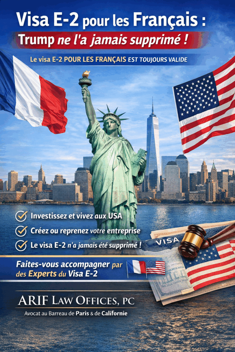 Visa E-2 pour les Français : contrairement aux idées reçues, Trump ne l’a jamais supprimé