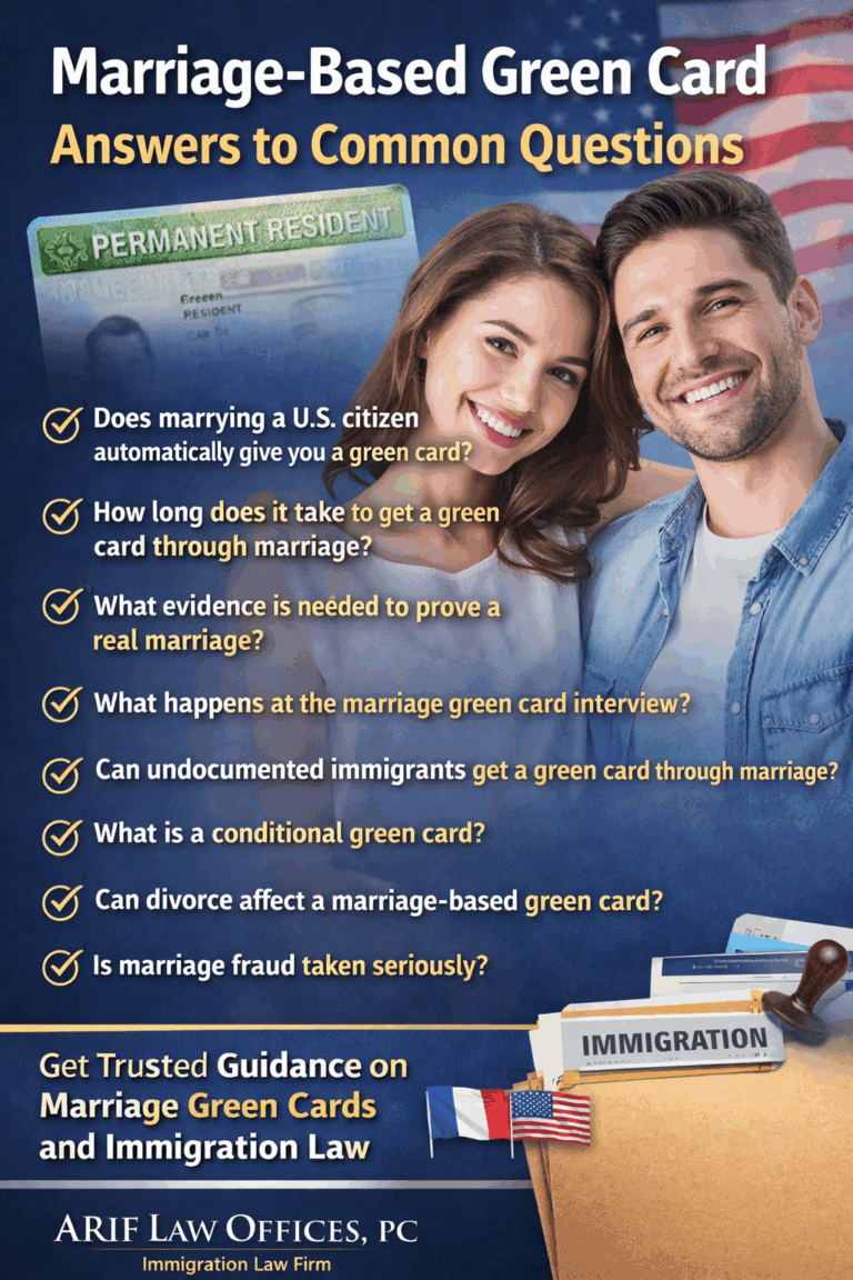 Marriage-Based Green Card: Answers to the Most FAQ
