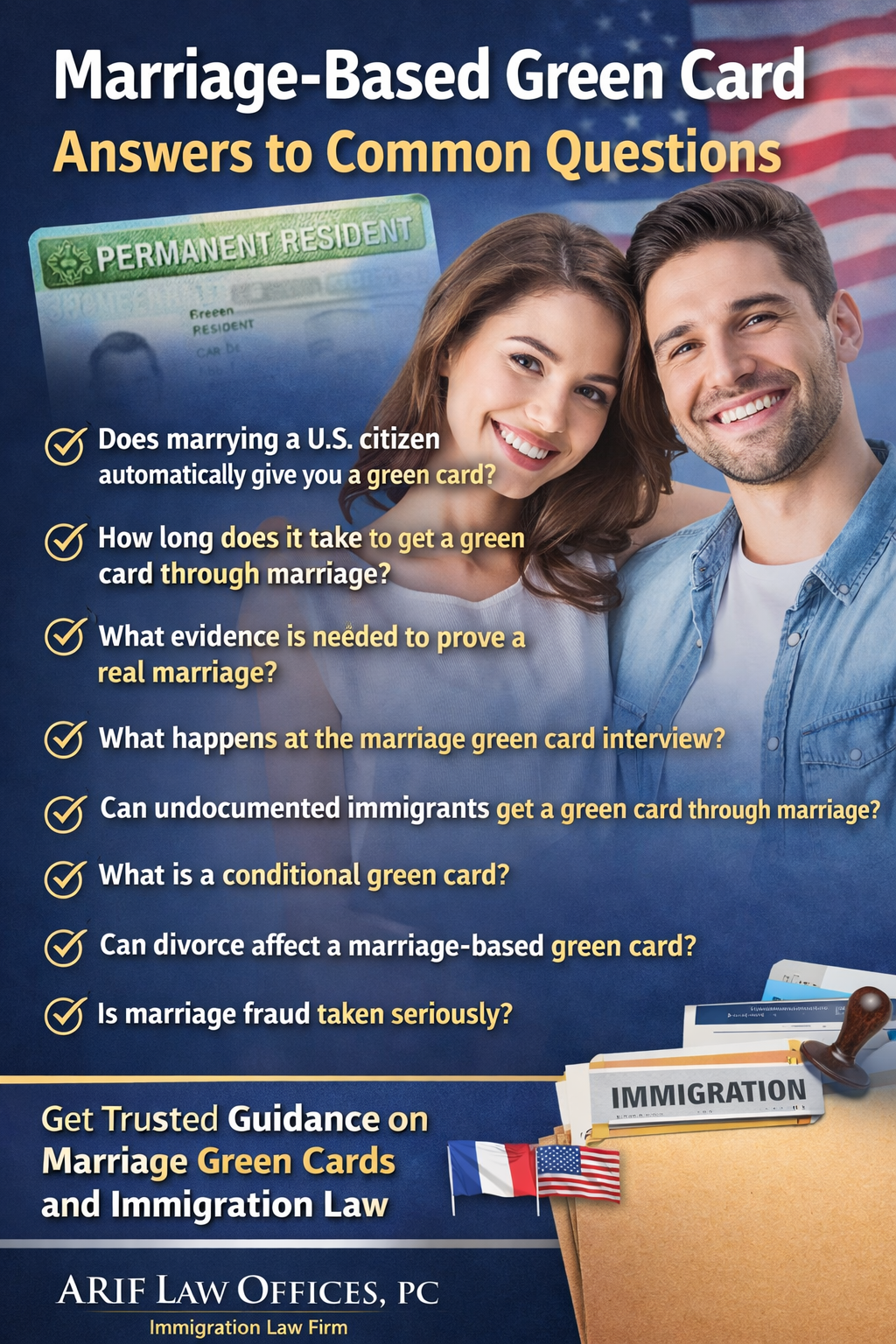 Marriage-Based Green Card: Answers to the Most FAQ